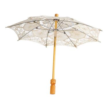 Imagem de Guarda-chuva de noiva de madeira para casamento,guarda-sol vintage guarda-chuva de noiva para decora??o foto fantasia de senhora (branco/marfim)(Large-Ivory), guarda-chuva de renda guarda-sol ca