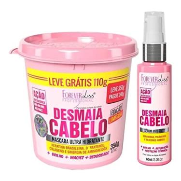 Imagem de Kit Máscara Desmaia Cabelo 350g e Sérum 60ml Forever Liss