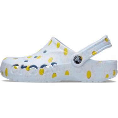 Imagem de Crocs Tamanco Baya com estampa sazonal, Azul mineral/multi, 43