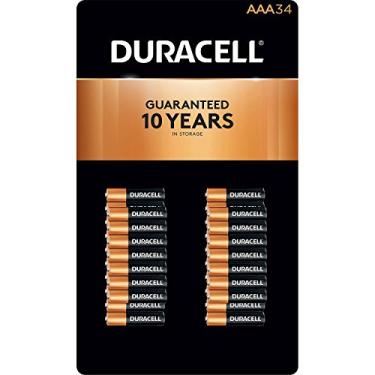 Imagem de Pilhas Alcalinas AAA Duracell Coppertop - 34 unidades
