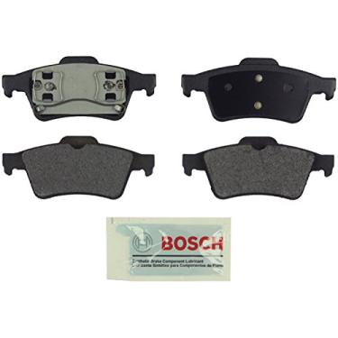 Imagem de BOSCH BE973 Conjunto de pastilhas de freio a disco semimetálico azul - compatível com Mazda 3; Saab 9-3; Volvo S40, V50; TRASEIRA