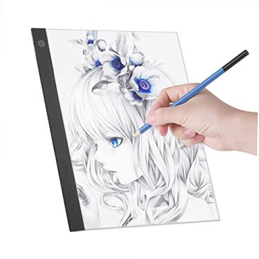Imagem de Qudai Painel de luz LED A3 Tablet gráfico Light Pad Digital Tablet Copyboard com 3 níveis de brilho regulável para rastreamento de desenho Copiar Visualizando Diamond Jewel Paint Suprimentos