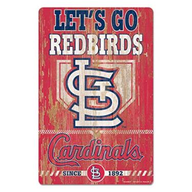 Imagem de Placa de madeira com estampa Killen de St. Louis Cardinals de 28 cm a 43 cm