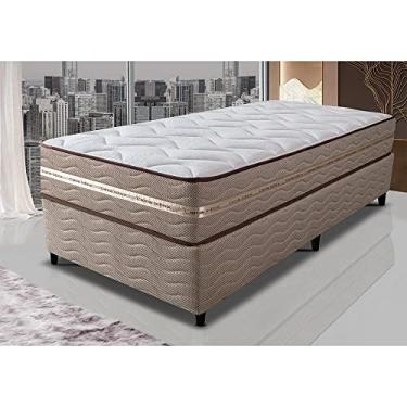 Imagem de Cama Box Solteiro (colchão + Box) 88x188x60 de Molas Ensacadas Cama Inbox Smart Gold Bege