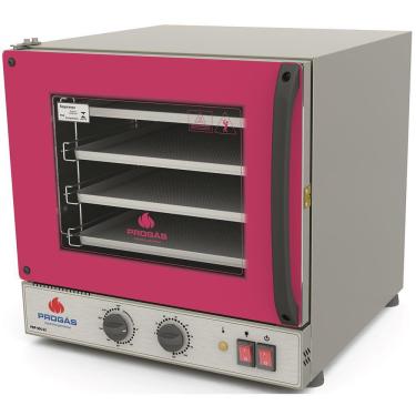 Imagem de Forno Turbo Elétrico Progás Fast Oven 56 Litros Vermelho 127V PRP-004