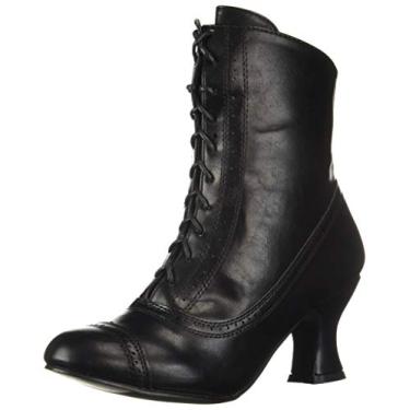 Imagem de Ellie Shoes Bota feminina 253-Sarah cano médio, Preto, 8