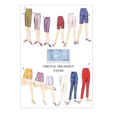 Imagem de Vogue Patterns Shorts Misses' e calça afunilada, 14-16-18-50-56 cm, laranja