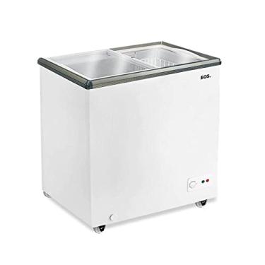 Imagem de Freezer e Expositor Horizontal Tampa de Vidro EOS 176 Litros Dupla Ação EEH200XX 110V
