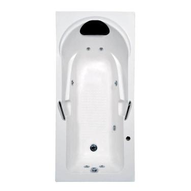 Imagem de Banheira Hidromassagem Astra Capri Luxo 170cmx80cmx43cm - 01 Jato Acrílico P1 Sem Aquecedor 220V