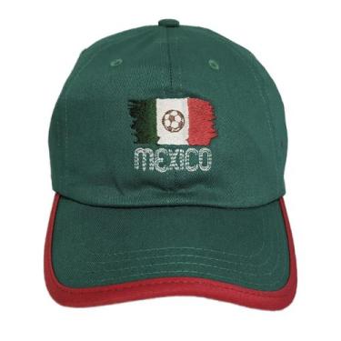 Imagem de Boné Spr Dad Hat México Unissex - Verde E Vermelho