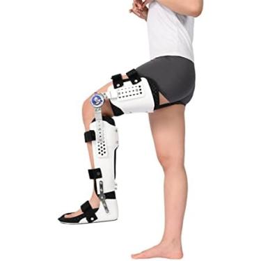 Imagem de Estabilizador De Articulação De Suporte De Órtese De Joelho, Suporte Fixo De Pé De Tornozelo De Panturrilha Ajustável, Suporte De Fixação De Articulação De Quadril Articulado Para Fratura De Quadr