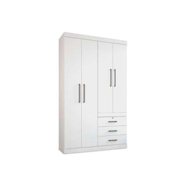 Imagem de Guarda Roupa 4 Portas Havana Plus 4.3 Branco - Santos Andirá