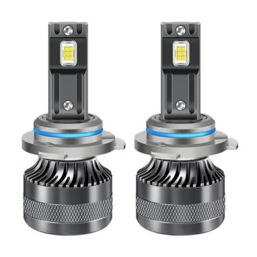 Imagem de Faróis de carro LED IP68 à prova d'água 120W faróis de carro LED 6500K 12000LM 9005 9006 H1 H4 H7 H11 10-32V faróis de LED 2pcs