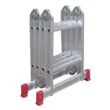 Imagem de Escada Articulada Multifuncional  Alumínio Compacta 13 Posições  8 Deg