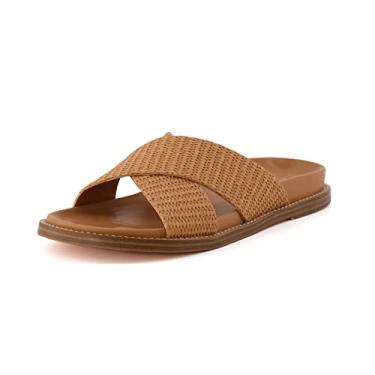 Imagem de CUSHIONAIRE Women's Nell footbed sandal with +Comfort, Wide Widths Available, Saddle 10 W
