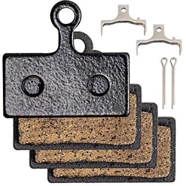 Imagem de ZALOPA 2 pares de resina para Shimano G02S G03S G03A G04Ti G795 G04S J04C J03A, XT,BR,M9000,M9020,M987,M985,M8100,M8000,M785,M7100,M7000,M7000. 0, M67 5, M666, M6100, M6000, M615, S7000, S700, CX77,