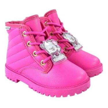 Imagem de BOTA MENINA MOLEKINHA 2126.522 ROSA NAPA URSO PINK-Feminino