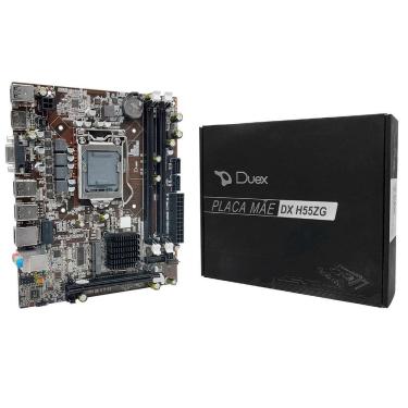 Imagem de Placa Mãe Duex Dx H55Zg, Intel 1 Geração, Ddr3, Socket