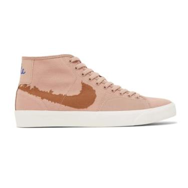 Imagem de Nike Men's SB Blazer Court Mid PRM Shoes (Rose Whisper/Burnt Sienna, us_Footwear_Size_System, Adult, Men, Numeric, Medium, Numeric_10)