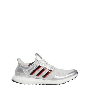 Imagem de adidas Tênis de corrida masculino Ultraboost 1.0, Cinza One/Core Preto/Vermelho brilhante, 8