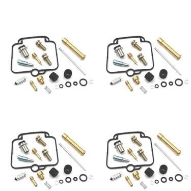 Imagem de HIIOLE Kit de reparo de carburador para Bandit 400 cc GSF400 GK75A GSF 400 parafuso piloto jato agulha boia válvula diafragma vácuo (cor: 4 reparos), Oumij01