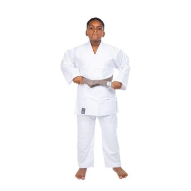 Imagem de Kimono Infantil Reforçado Judo Jiu-Jitsu, Haganah, Branco, M0