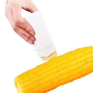 Imagem de ESUOHYM Espátula de manteiga para espiga de milho, suporte de palito de manteiga, dispensador de manteiga para panquecas, waffles, bagels e muffins