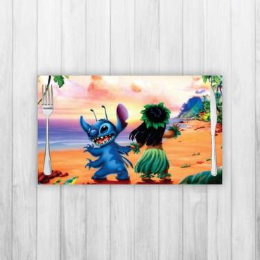 Imagem de Jogo Americano 2 Un Retangular Neoprenedupla Lilo &Amp Stitch - Criati