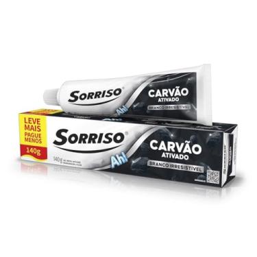 Imagem de Creme Dental Clareador Sorriso Carvão Ativado 140g