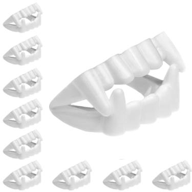 Imagem de 16 Dentes Vampiro Branco Festa Infantil Aniversário Dia das Bruxas