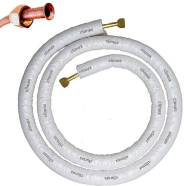 Imagem de Tubulação De Cobre Com Isolamento Térmico 3/8 x 5/8 Para Instalação Ar