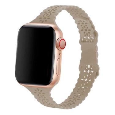 Imagem de Pulseira Silicone Renda Compatível com Apple Watch - Baú do Viking, Ha