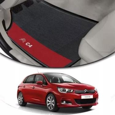 Imagem de Jogo 4 Tapetes De Carro Citroen C4 Automotivo Personalizado - LM MAGAZ