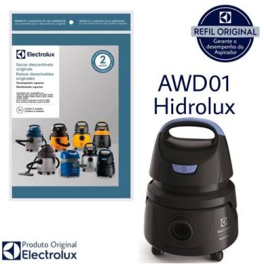 Imagem de Kit 3 Sacos Aspirador de Pó Electrolux Original - Hidrolux AWD01 (CSE1