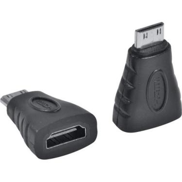 Imagem de Adaptador Mini Hdmi Macho X Hdmi Fêmea Ahf-mh - PC / 5 - VINIK