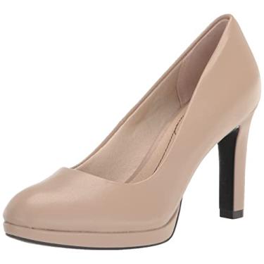 Imagem de LifeStride Sapato plataforma feminino Julia, Tender Taupe, 10 Wide