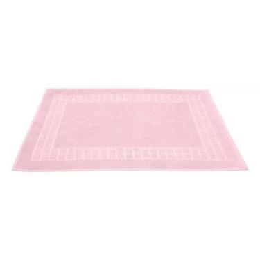 Imagem de Toalha Piso Domus 50x80cm Rosa Petala Bouton