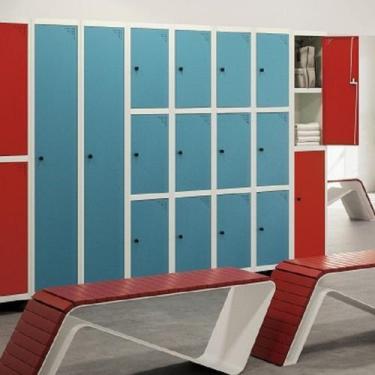 Imagem de Armário Guarda Volume Locker Roupeiro 16 Portas Aço GRP 504/16 - Pandi