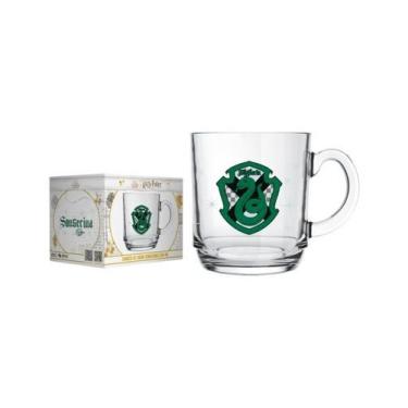 Imagem de Caneca De Vidro Harry Potter Casas 300 ML Sonserina -Allmix