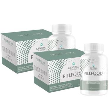 Imagem de Kit 2 Pillfood Silício Orgânico Vitaminas 60 Cap Central Nutrition, Se