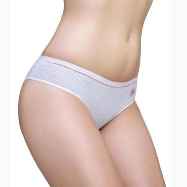Imagem de Calcinha Box Teen Love Secret 81142 Microfibra, Branco, GG