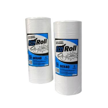 Imagem de Kit 5,3Kg Bobina Saco Plastico Picotada 30x40 Extra Fort 2 B - XCA