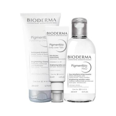 Imagem de Kit Bioderma Pigmentbio - Sabonete Líquido e Água Micelar Facial Clare