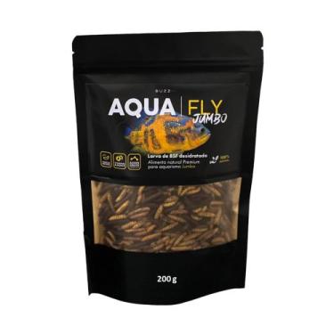 Imagem de Alimento Para Peixe Premium  Larva Desidratada Bsf  - Buzz Fly P&D, 20
