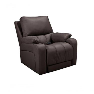 Imagem de Poltrona Cadeira Papai Reclinável Ravenna Motorizada Corano Marrom