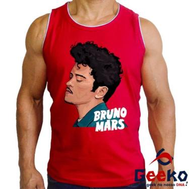Imagem de Regata Bruno Mars 100% Algodão Bruninho Live in Brazil 2024 Brasil Cam