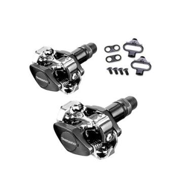 Imagem de Pedal Clip Ciclismo MTB Shimano M505 com Taquinho SH51 Preto