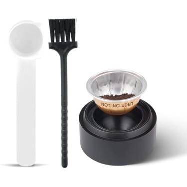 Imagem de Kit de ferramentas de carregamento de cápsulas de café reutilizáveis, tampa e série Vertuo e estojo vazio original Vertuo Pod compatível com cápsulas VERTUOLINE & VERTUO/Quatro opções de acordo com as