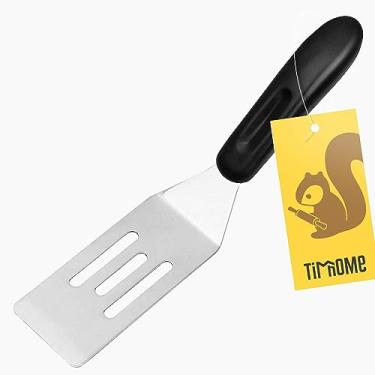 Imagem de Mini Spatula | Stainless Steel Small Spatula For Kitchen Use | Metal Spatula For Cooking Brownie, Cookie, Lasagna and More | Pie Server Spatula | Cake & Pancakes Serving Spatulas