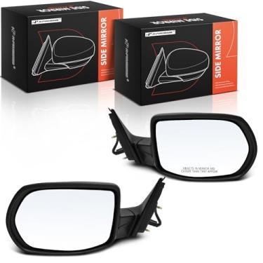 Imagem de A-Premium Par (2) Espelho retrovisor elétrico do lado do motorista e do passageiro - compatível com Honda CR-V CRV 2017 2018 2019 2020 2021 - Espelho retrovisor externo externo dobrável manual